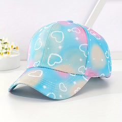 Love Rainbow Baseball Cap For Kids