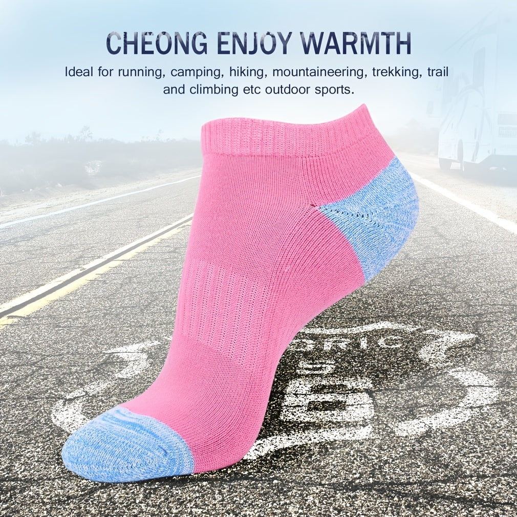 4 Pairs Active Ankle Socks for Sports Men Women
