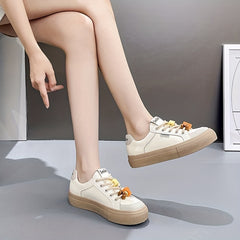 Women's Lace Skate Shoes Low Top Casual Sneakers