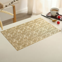 Rectangular Hollow Grid Plastic Placemats - Table Mat Insulation