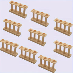 9pc Farm Building Block Set w/ Ranch Fence DIY Animal Scene Playset