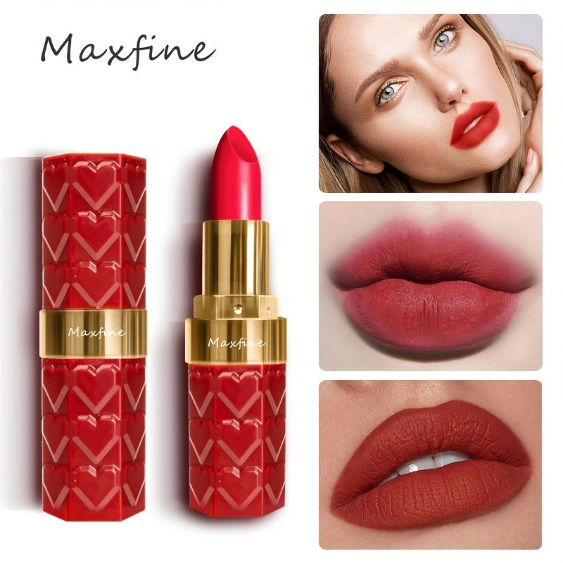 Matte Lipstick Waterproof Long Lasting Anti-Smudge Velvet Lipstick