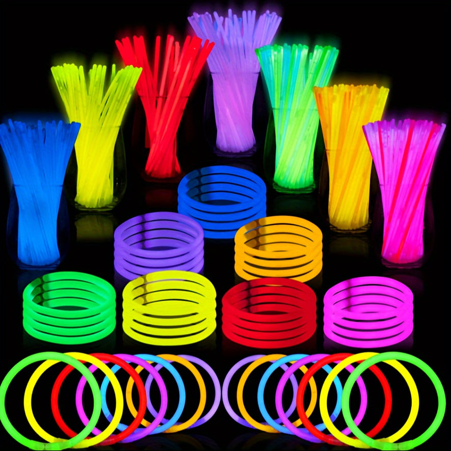 6pcs Concert Fluorescent Stick Christmas Party Supplies
