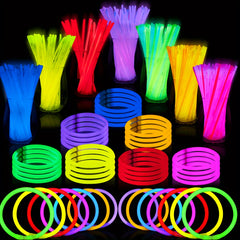 6pcs Concert Fluorescent Stick Christmas Party Supplies
