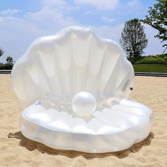 Inflatable Shell Shape Pool Float for Kids and Adults