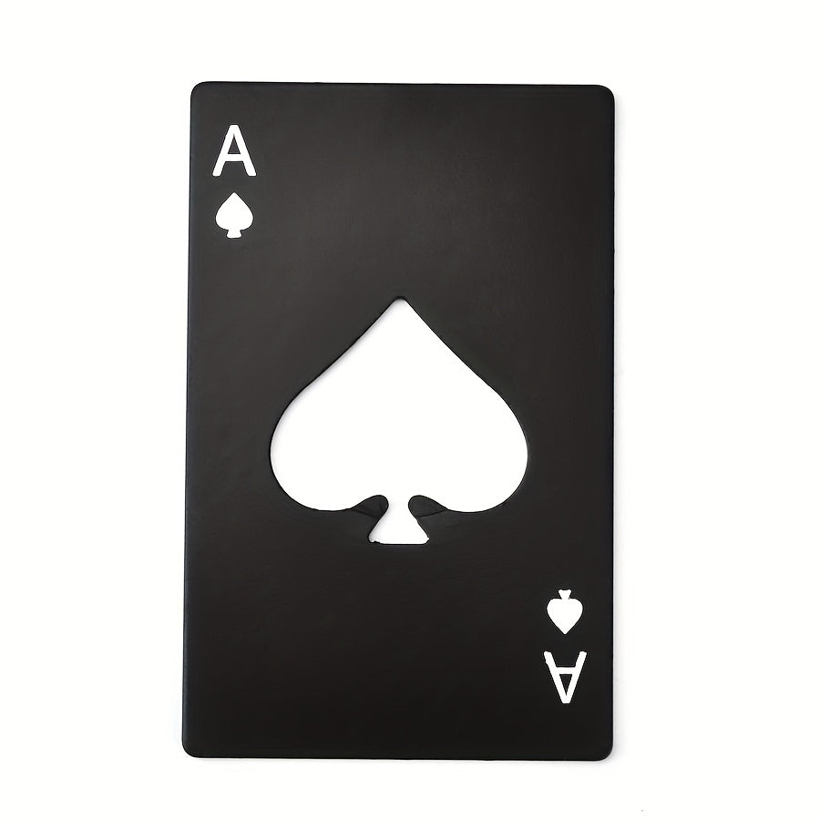 Poker Card Beer Bottle Opener Stainless Steel Halloween Party Supplies