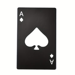 Poker Card Beer Bottle Opener Stainless Steel Halloween Party Supplies