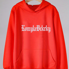 Girls Alphabets Pattern Hooded Sweatshirt for Spring and Autumn