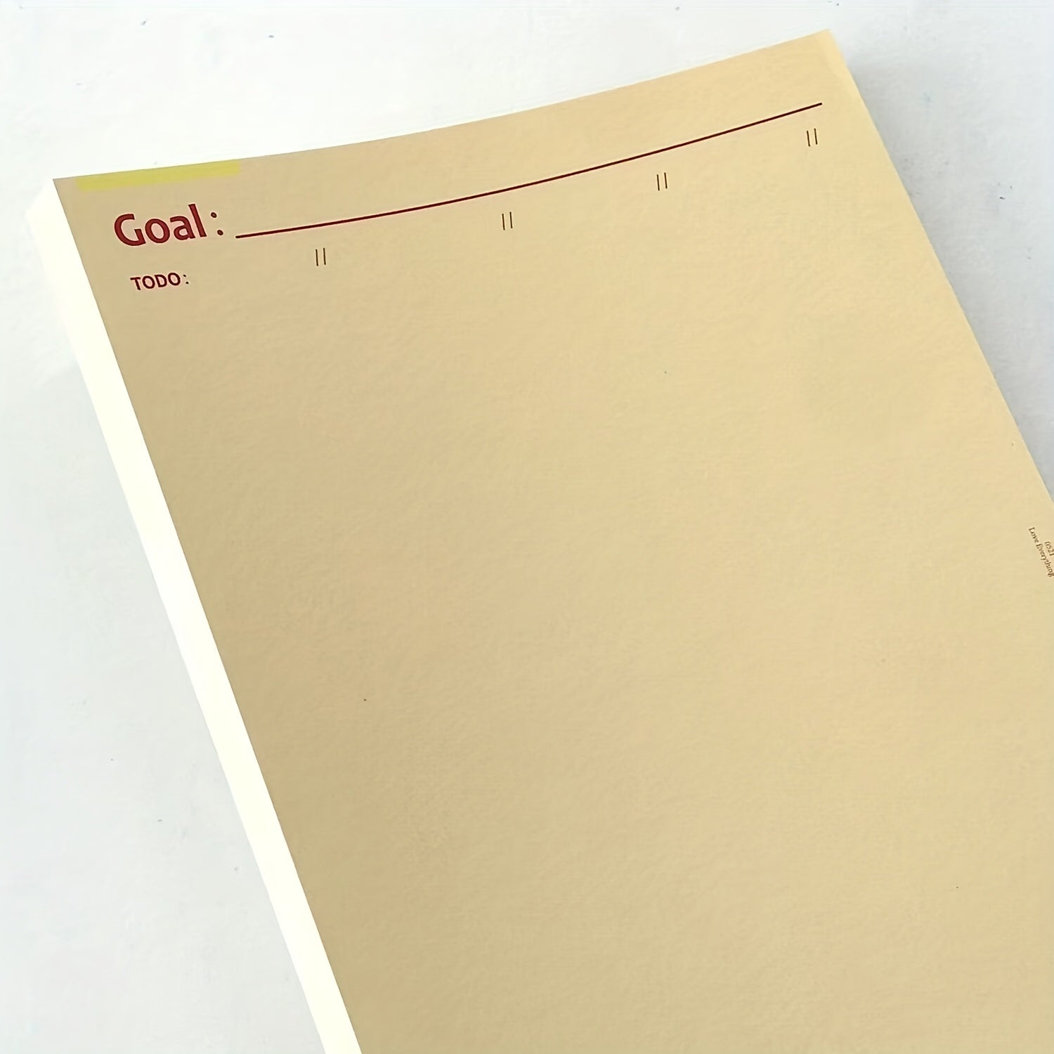 B5 Cheese Memo Pad 50 Sheets Student Planner Office Learning Supplies