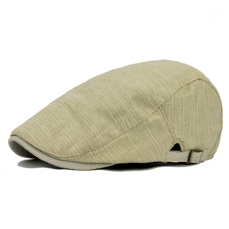 Vintage Cabbie Duckbill Beret Newsboy Hat Flat Brim Cap