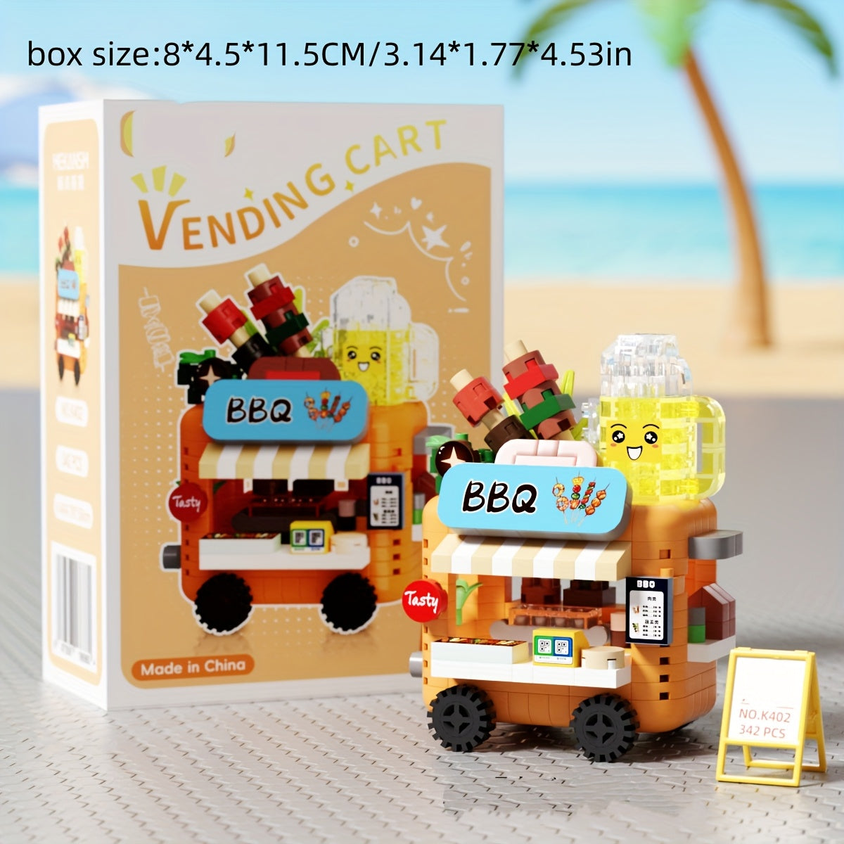 Street Vendor Car Scene Series Desktop Decoration Figurine Toy