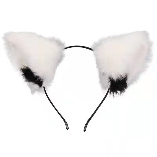 Plush Cat Ears Headband Anime Cosplay Hair Hoop