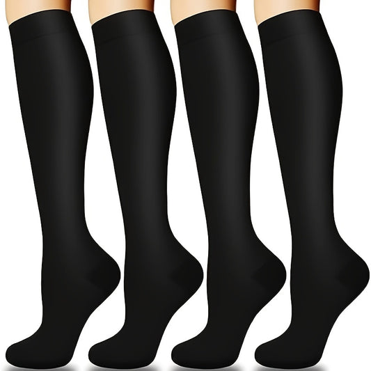 Copper Compression Socks 10-20 mmHg Knee High for Women Men