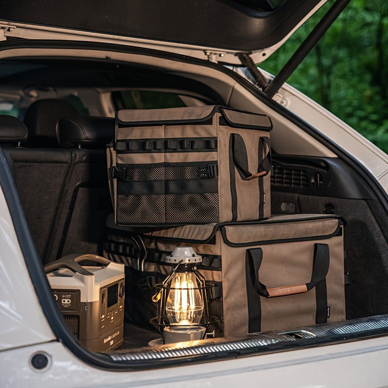 Car Storage Box Outdoor Camping Oxford Cloth Folding Storage Box