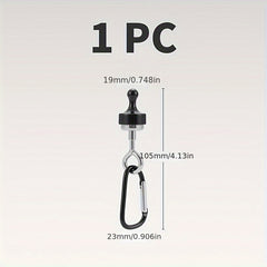 3pc Magnetic Hook Carabiner Keychain