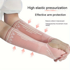 1pair Arm Guard Volleyball Elbow Guard Protective Gear Summer Extended Arm Guard
