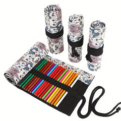 Big Headed Cat Printed Pencil Case Pencil Storage Bag