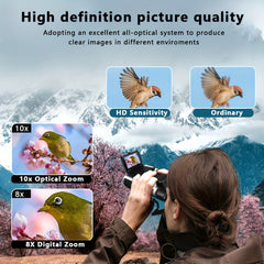 HD 12x32 Binoculars for Travel Camping Hiking