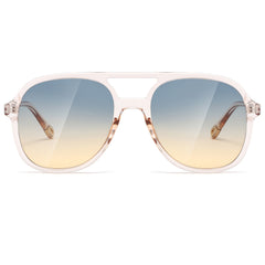 Vintage Polarized Aviator Sunglasses Womens 70s Double Bridge Sun Glasses