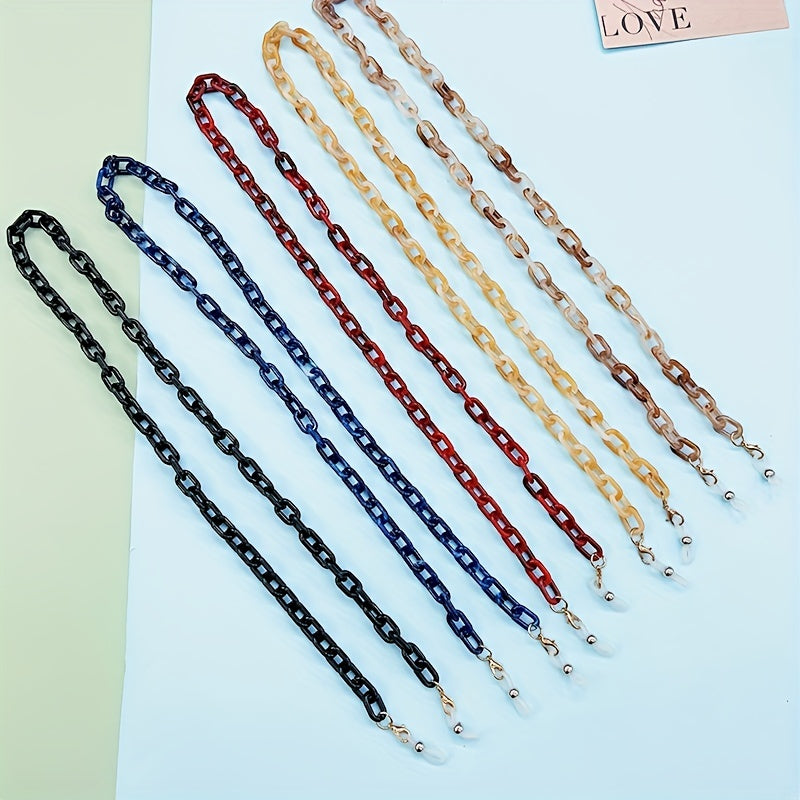 Men's Running Glasses Chain Anti-drop Temple Strap Adjustable Non-slip