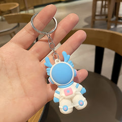3D Space Dragon Keychain PVC Zodiac Dragon Keychain Keyring Gift For Men Women