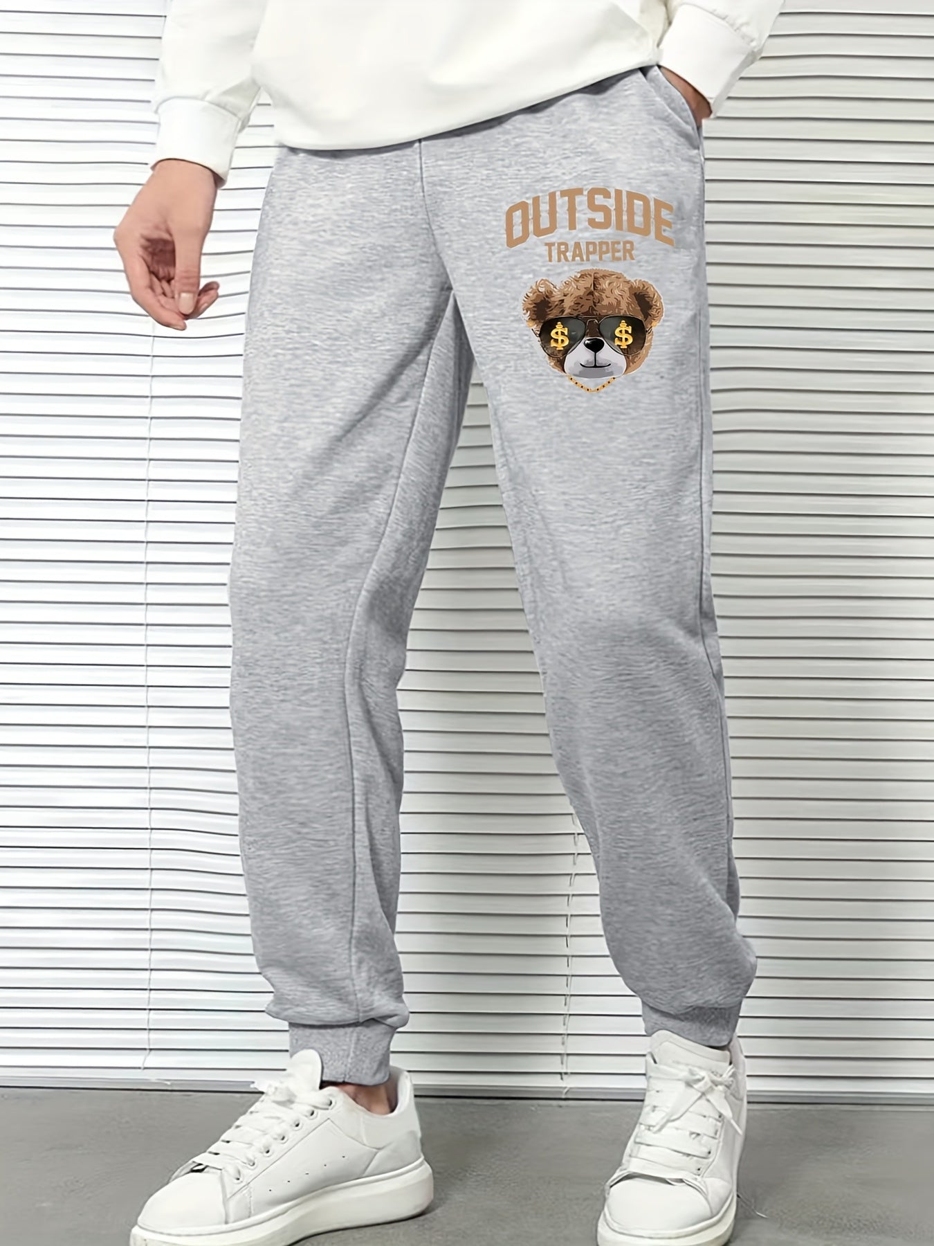 Bear Sunglasses Men's Sports Trousers Joggers Pants
