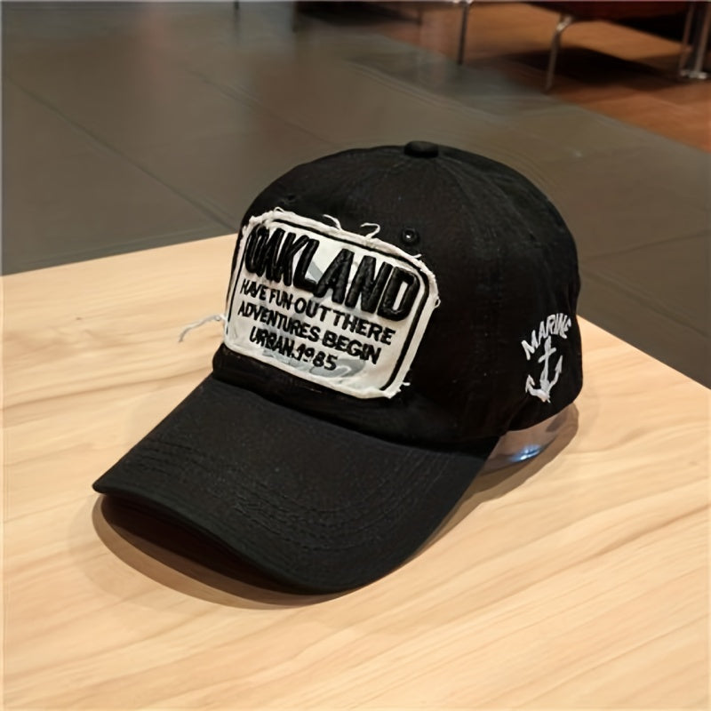 Letter Embroidery Patch Baseball Cap Classic Cotton Unisex Dad Hats
