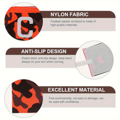 Adjustable Football Captains Armband Elastic Band
