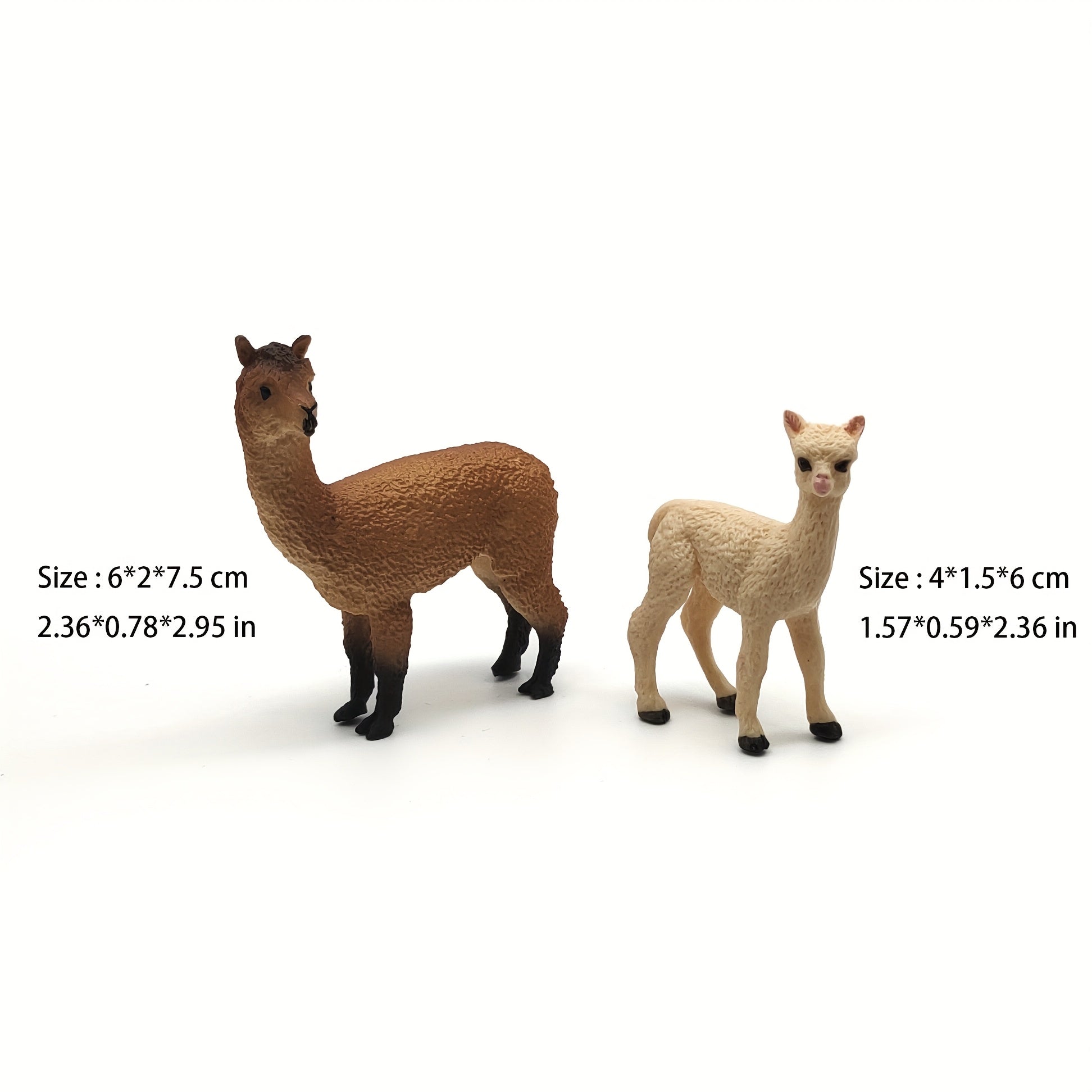 Alpaca Figurine for Garden Decor and Display