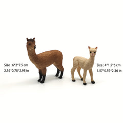 Alpaca Figurine for Garden Decor and Display