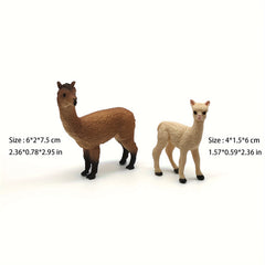 Alpaca Figurine for Garden Decor and Display