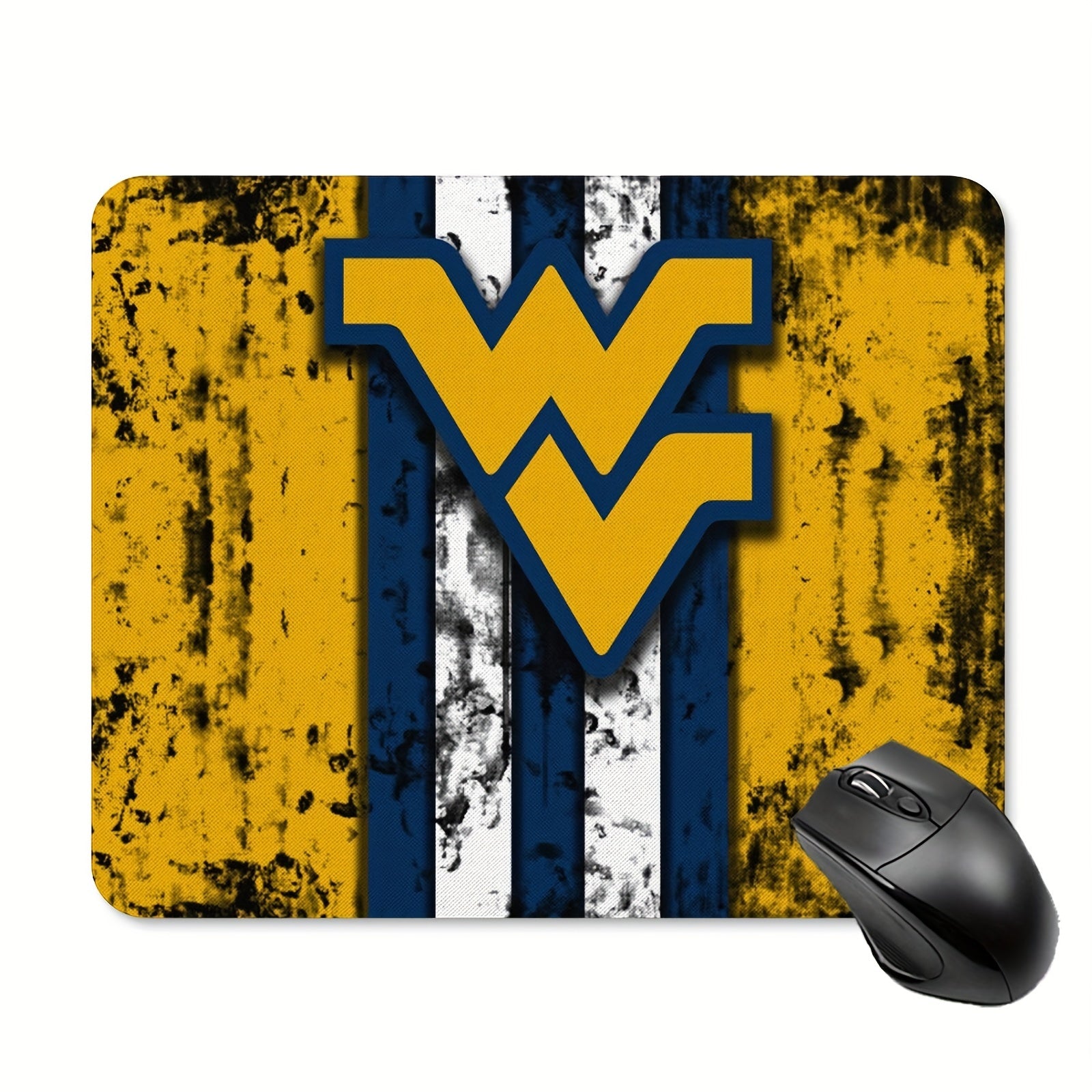 Vintage Yellow Wood Mouse Pad Non Slip Rubber Mouse Mat for Computer Desk