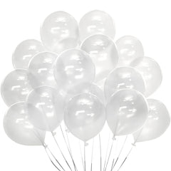 40 Clear Balloons 25 cm Transparent Latex Party Balloon Wedding Christmas Decor