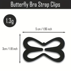 5pcs Invisible Bra Strap Clips Non slip Buckles Conceal Bra Straps