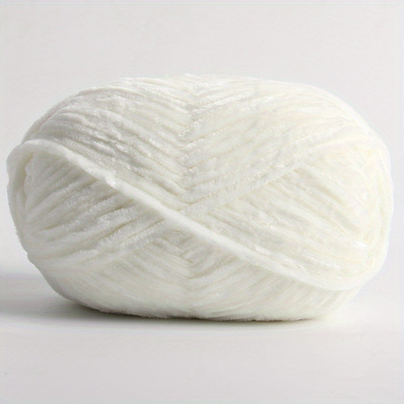 Soft Velvet Chenille Crochet Yarn for Sweater Scarf Doll Amigurumi Blanket