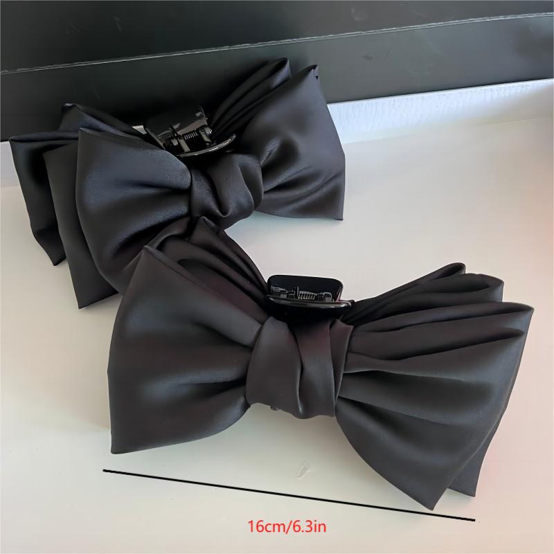 Bowknot Hair Clip Bow Hair Claw Large Barrette Hair Clamp Headdress