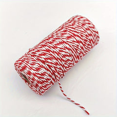 100m Cotton Rope Christmas Gift Packaging 2mm Thick Tape Vase Decoration