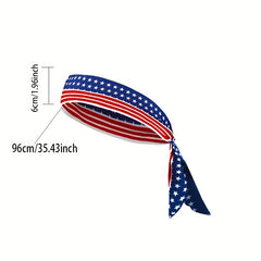 Independence Mens Sports Headband Sweat Absorption Hair Accessories