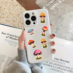 52pcs Mushroom Stickers Waterproof Laptop Phone Skateboard Deco