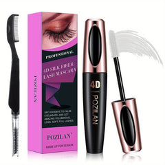 6 Colors Waterproof Mascara With Comb Set Lengthening Thickening