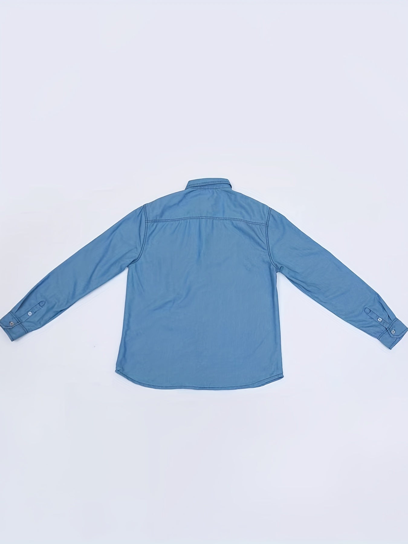 Men's Denim Shirt with Chest Pockets