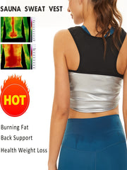 Wide Strap Tank Top Waist Trainer Sports Vest Women's Activewear