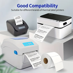 Thermal Stickers Labels Roll Barcodes Inventory Christmas Stickers