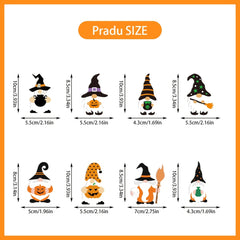8pcs Halloween Hanging Decorations Pumpkin Bats Spider Themed Party Decor Toys