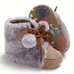 Soft Warm Cartoon Boots for Girls | Indoor Walking Boots