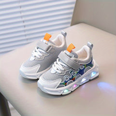 Boys Mesh Sneakers With Light Breathable Non Slip
