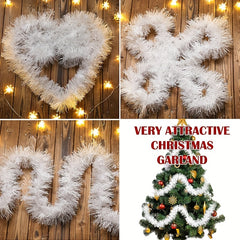 2m Snowflake Fur Stripe Christmas Supplies