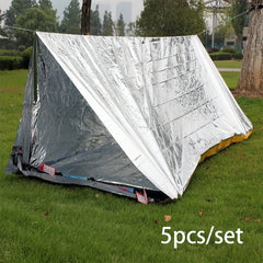 5PCS Outdoor Camping Disposable Insulation Tent