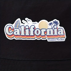 California Print Bucket Hat Causal Basin Hat for Women