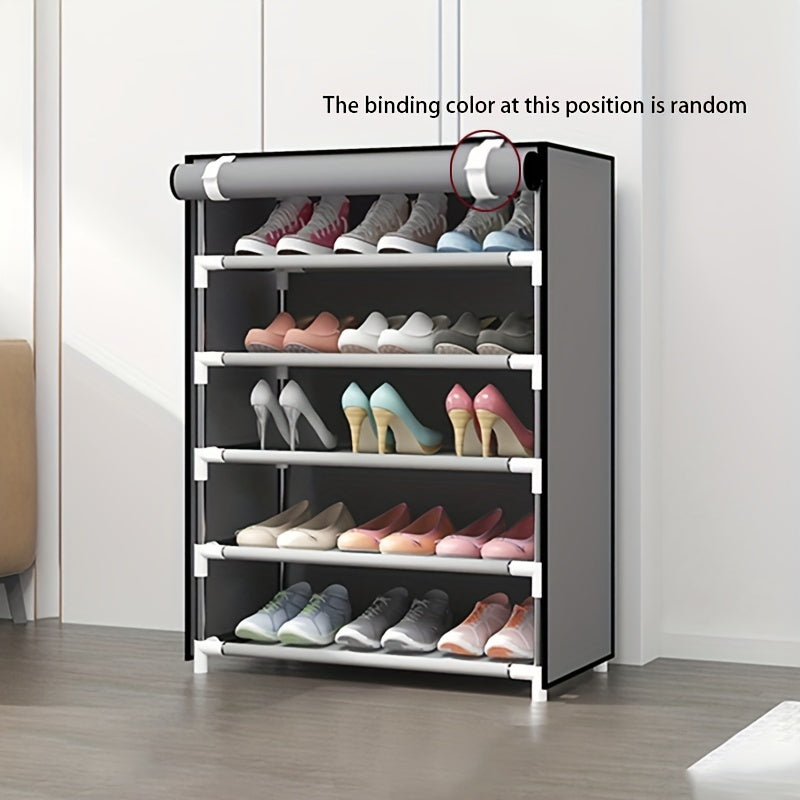 1pc Shoe Rack Dustproof Shoe Cabinet Shoes Storage Rack